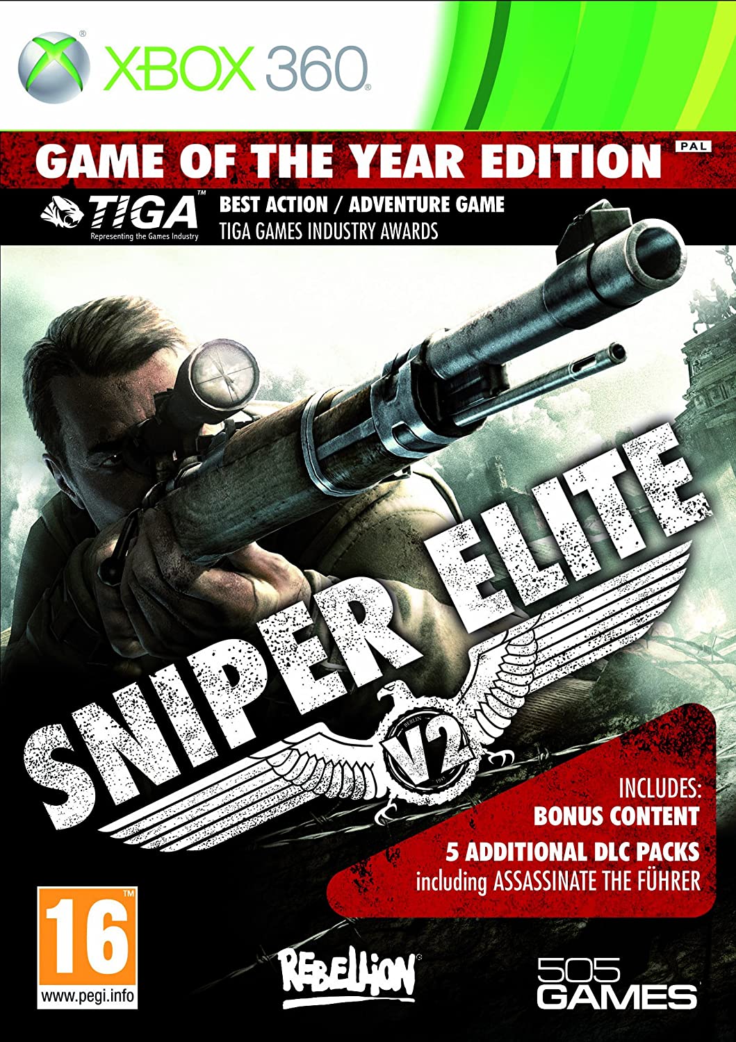 بازی Sniper Elite V2 Game Of The Year Edition​ برای XBOX 360
