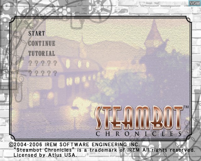 Jeu PS2 Steambot Chronicles - Version PAL VF - Neuf Sous Blister (abîmé)