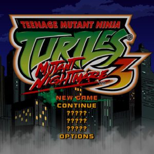 بازی Teenage Mutant Ninja Turtles 3 - Mutant Nightmare برای PS2