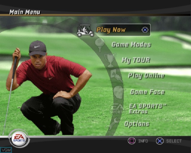 بازی Tiger Woods PGA Tour 06 برای PS2