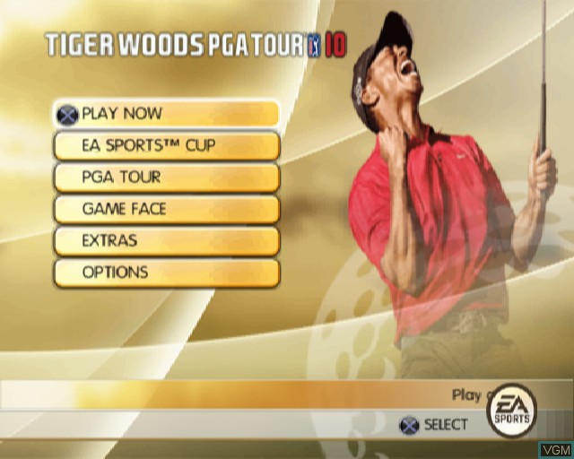 بازی Tiger Woods PGA Tour 10 برای PS2