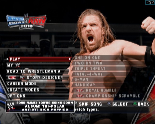 بازی WWE SmackDown vs. Raw 2010 برای PS2