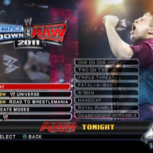 بازی WWE SmackDown vs. Raw 2011 برای PS2