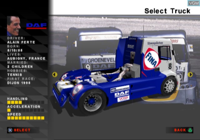 بازی Super Trucks Racing برای PS2
