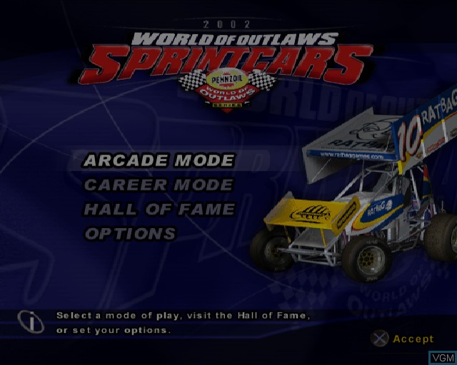 بازی World of Outlaws - Sprint Cars 2002 برای PS2