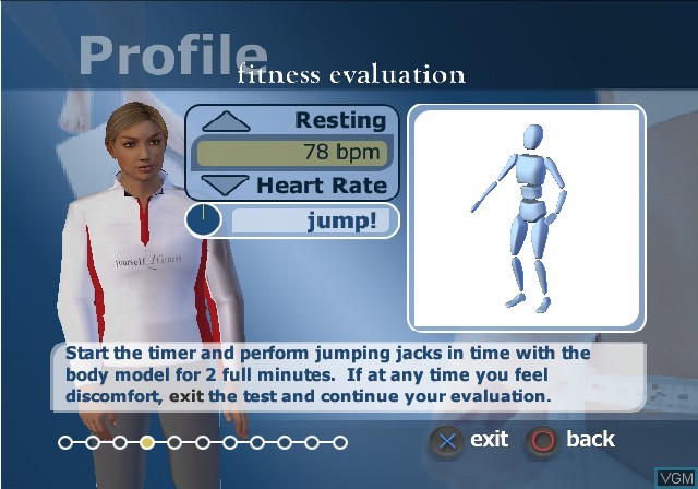 بازی Yourself!Fitnessبرای PS2