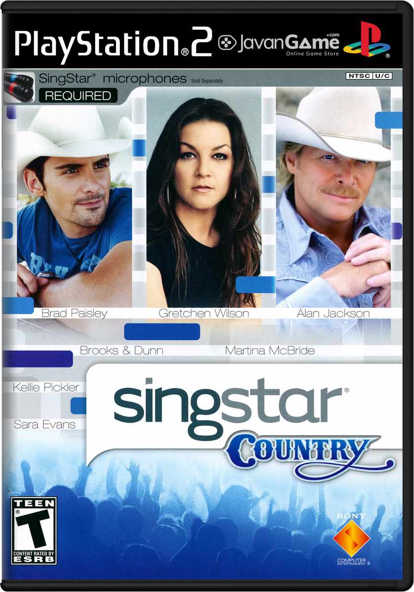 بازی SingStar Country برای PS2