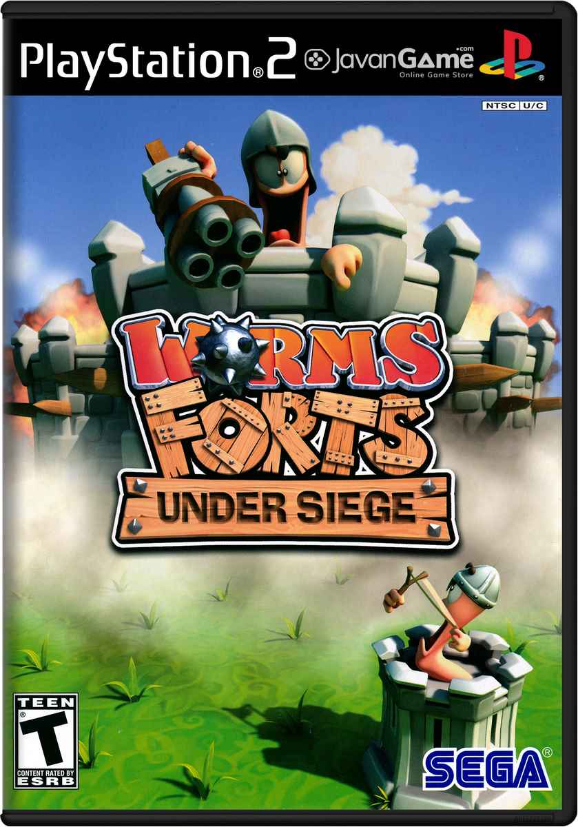 بازی Worms Forts - Under Siege برای PS2