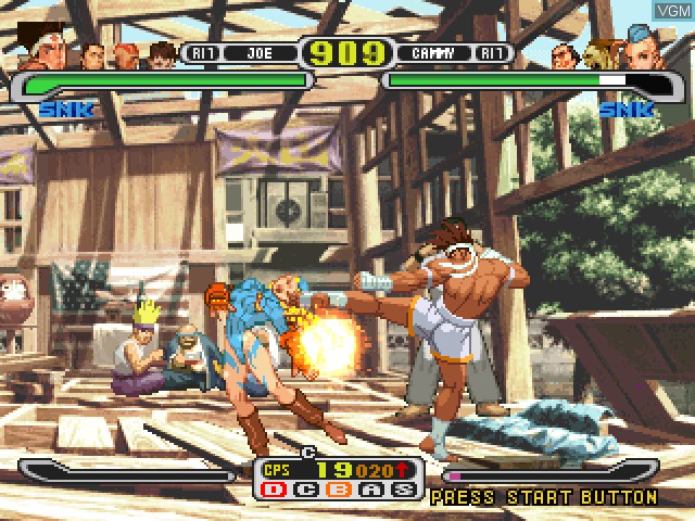 بازی Capcom vs. SNK Pro برای PS1