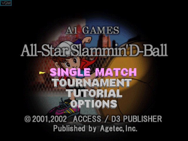 بازی All-Star Slammin D-Ball برای PS1