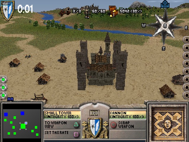 بازی Ballerburg Castle Chaos برای PS1