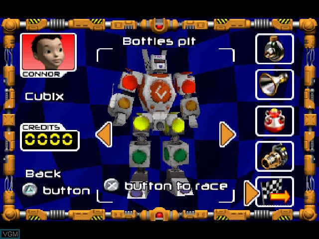 بازی Cubix Robots for Everyone Race n Robots برای PS1