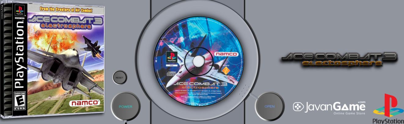 بازی Ace Combat 3 Electrosphere برای PS1 