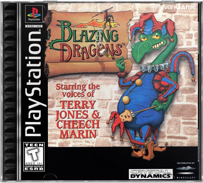 بازی Blazing Dragons برای PS1