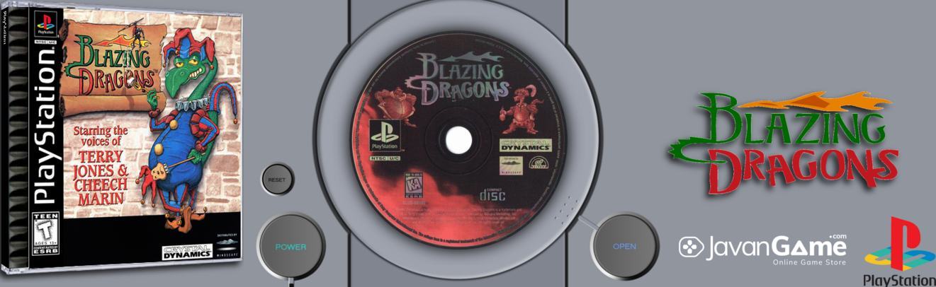 بازی Blazing Dragons برای PS1 