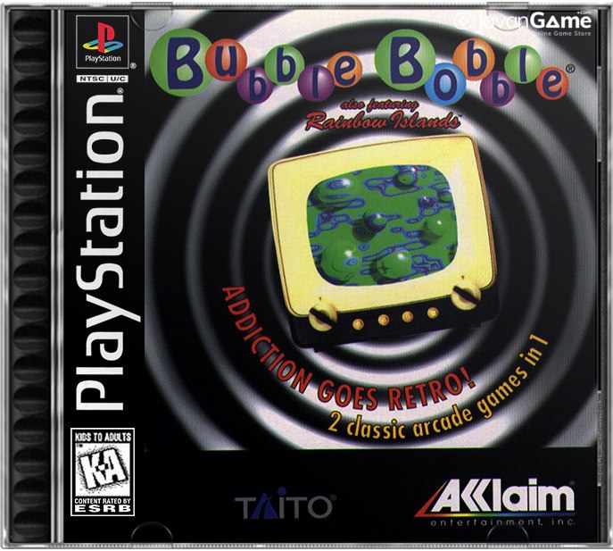 بازی Bubble Bobble Also Featuring Rainbow Islands برای PS1