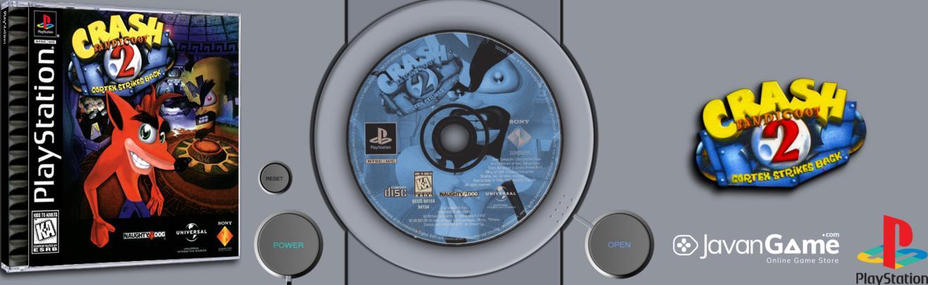 بازی Crash Bandicoot 2 Cortex Strikes Back برای PS1