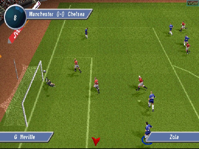 بازی David Beckham Soccer برای PS1