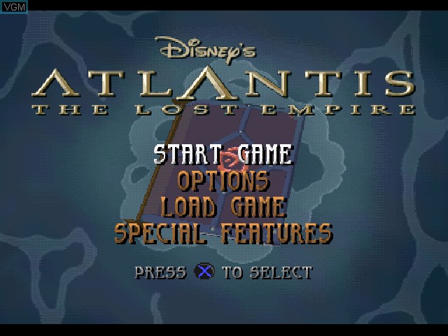 بازی Disneys Atlantis The Lost Empire برای PS1