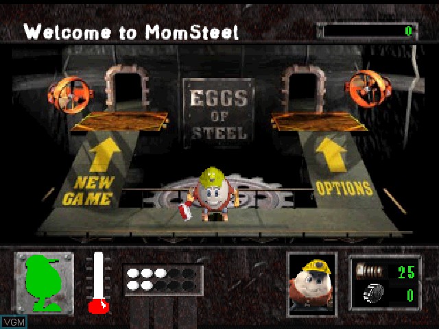 بازی Eggs of Steel Charlies Eggcellent Adventure برای PS1