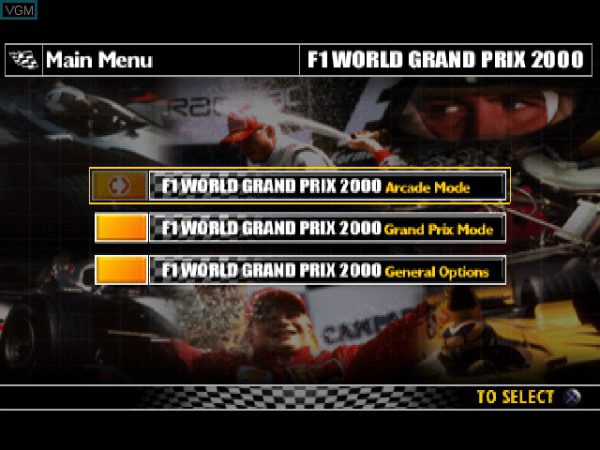 بازی F1 World Grand Prix 2000 برای PS1