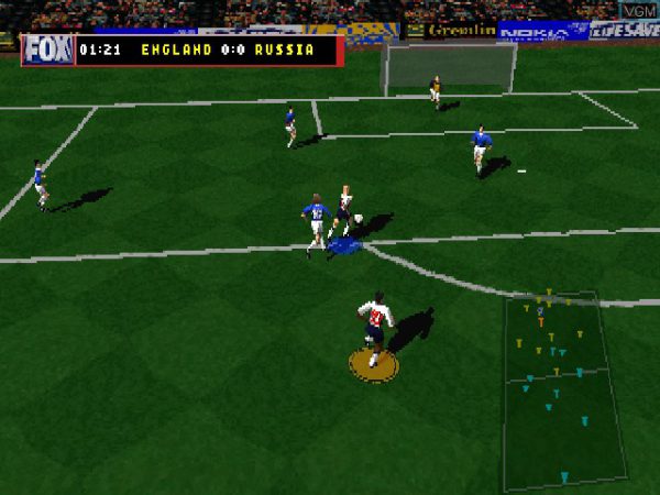 بازی FOX Sports Soccer 99 برای PS1
