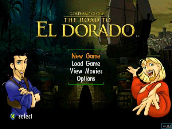 بازی Gold and Glory The Road to El Dorado برای PS1