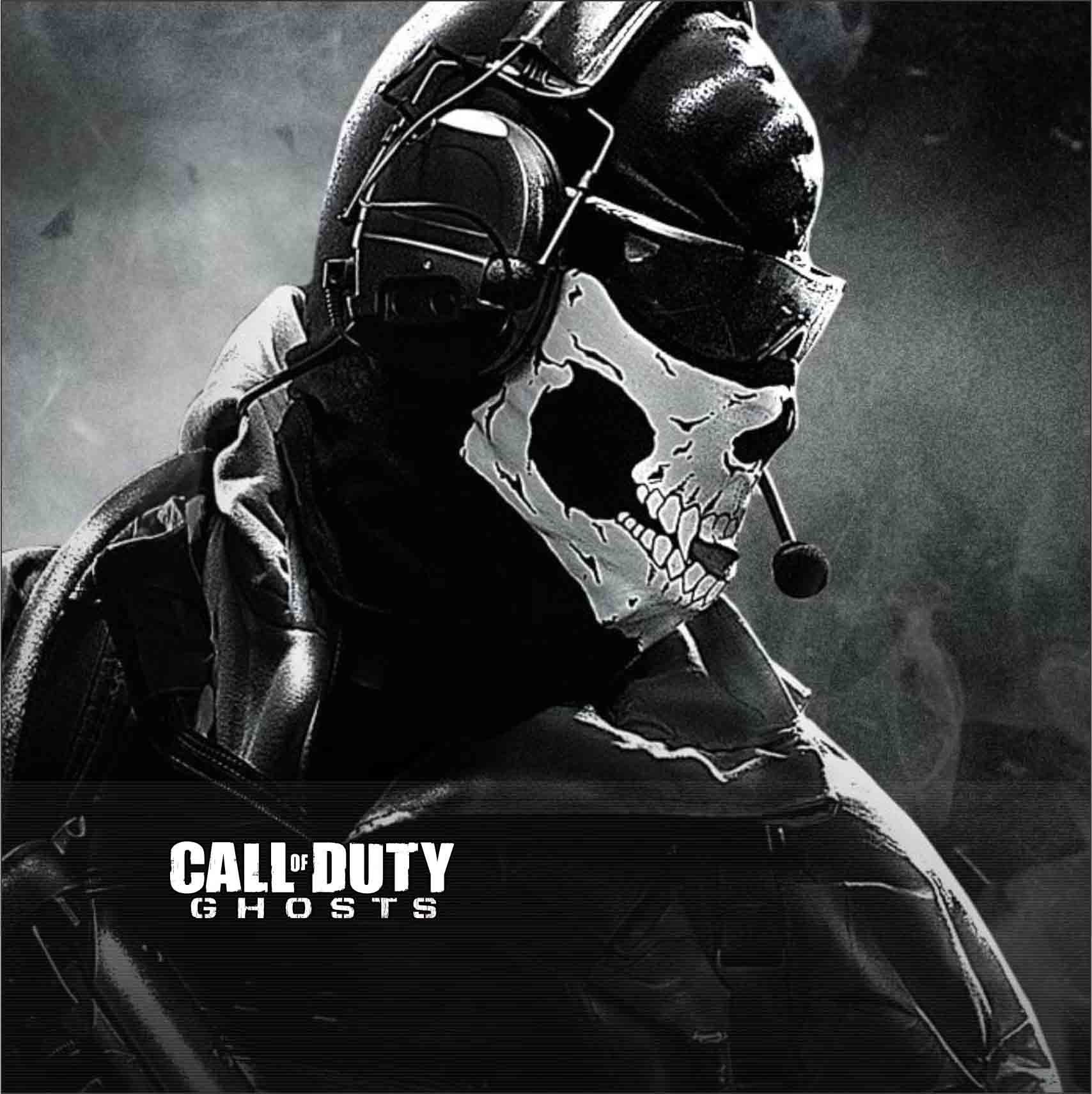اسکین PS4 Pro طرح Call of Duty Ghosts 001