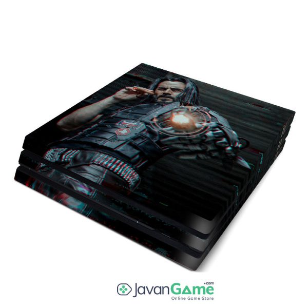 اسکین PS4 Pro طرح Cyberpunk 2077 Cosplay 19