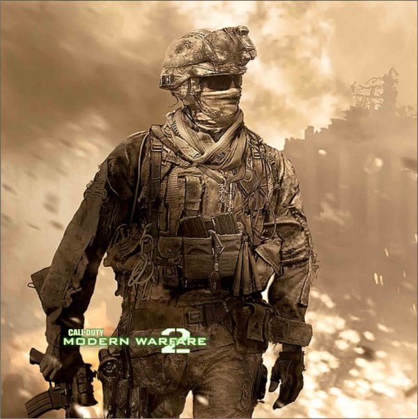 اسکین PS4 Pro طرح Call of Duty Modern Warfare 2 001