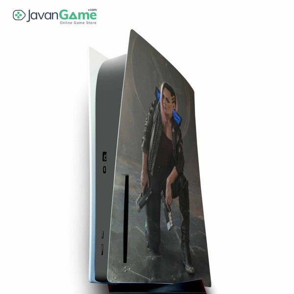 اسکین PS5 طرح Cyberpunk 2077 Cosplay Girl G9