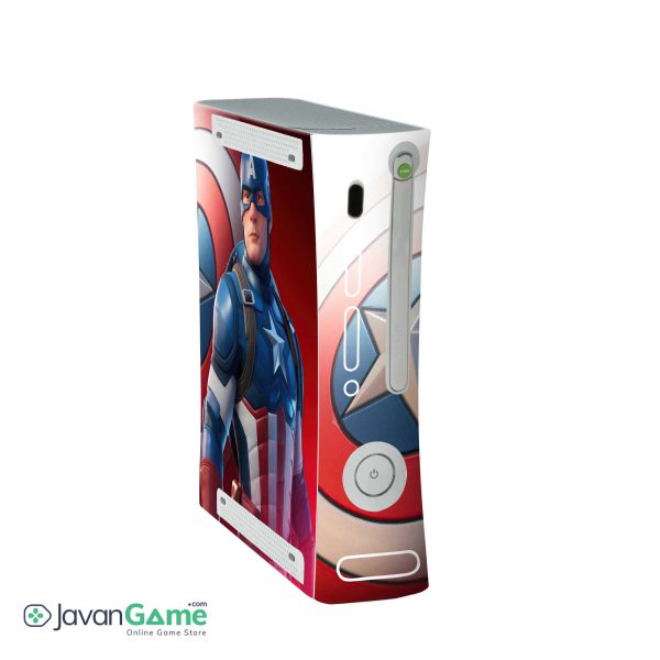 اسکین Xbox 360 Arcade طرح Captain America Fortnite 3c