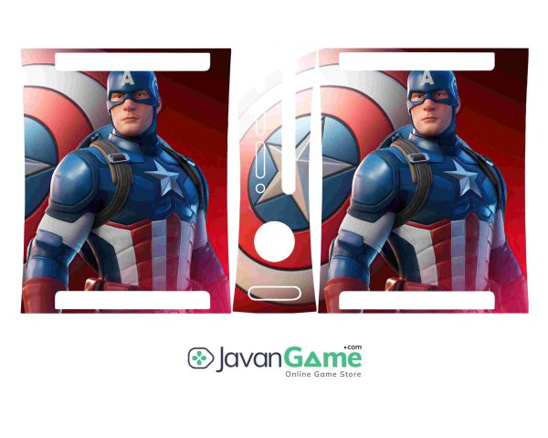 اسکین Xbox 360 Arcade طرح Captain America Fortnite 3c