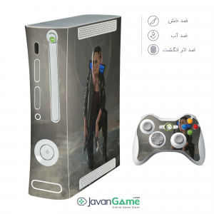 اسکین Xbox 360 Arcade طرح Cyberpunk 2077 Cosplay Girl G9