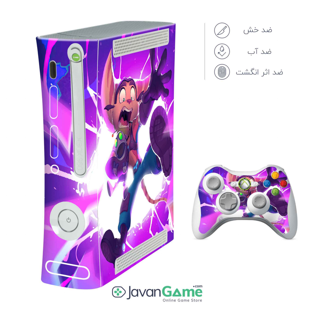 خرید اسکین Xbox 360 Arcade طرح Ratchet And Clank Rift Apart Bz جوان گیم