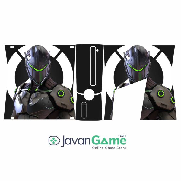 اسکین Xbox 360 Slim طرح Genji Overwatch Redesign Ky