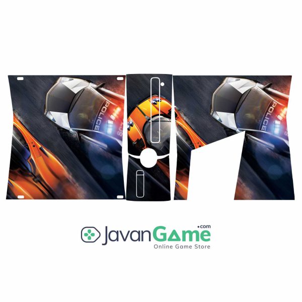 اسکین Xbox 360 Slim طرح Need For Speed Hot Pursuit Key J4