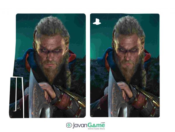 اسکین PS5 طرح Ragnar Lothbrok Assassins Creed Valhalla Qs