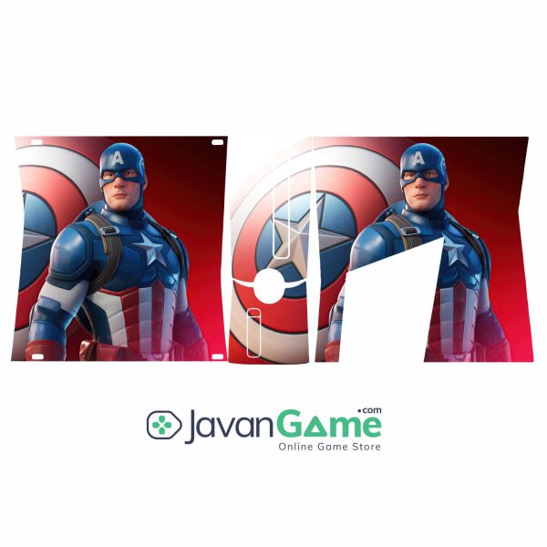 اسکین Xbox 360 Slim طرح Captain America Fortnite 3c