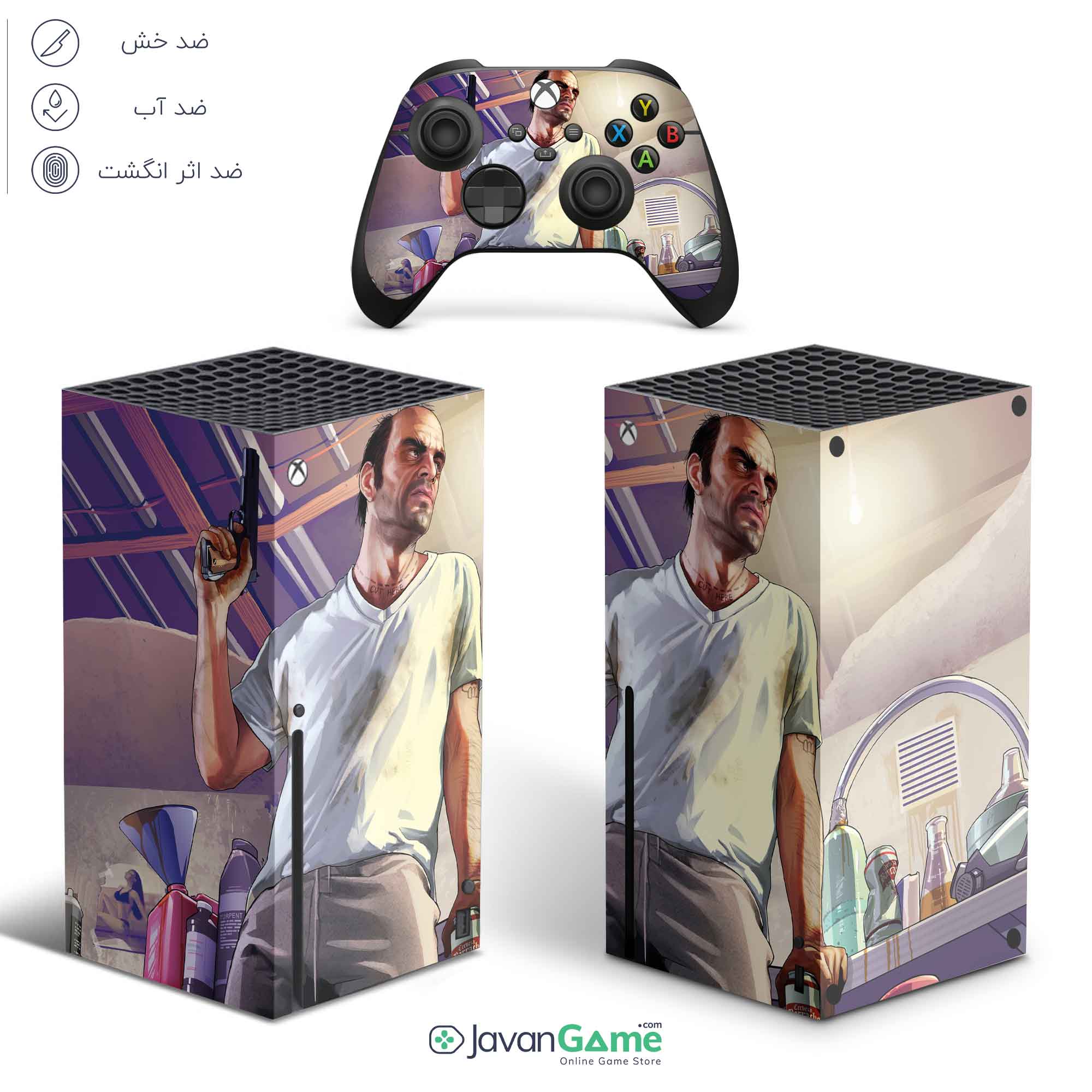 اسکین Xbox Series X طرح Trevor Gta 5 Xc