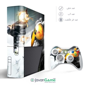 می‌توانید به راحتی اسکین Xbox 360 Super Slim طرح TOM CLANCYS HAWX را بر روی ایکسباکس 360 خود اعمال کنید و به راحتی